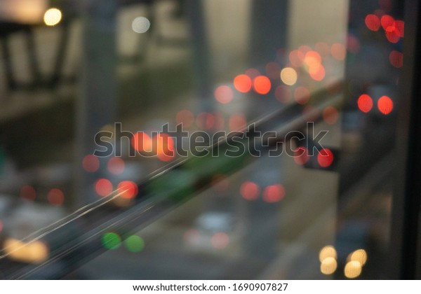 Traffic at work hours\
with a bokeh display.