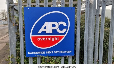 Trafford Park, Manchester, UK 01-23-2022 APC Parcel Delivery Courier Company Building.