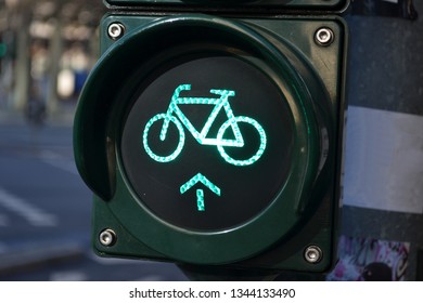 trafic light on the streets creative image