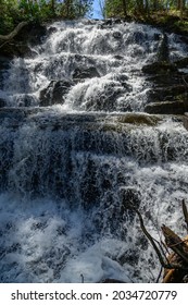 Trahlyta Falls in Vogel State Park, near Blainsville, Georgia.