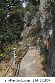 Trail At Beacon Rock State Park, Washington