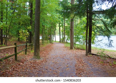 Trail At Cowans Gap State Park, Pennsylvania.