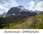 trail to Grinnell glacier, Glacier national park, Montana, USA.