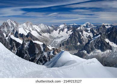 The Trail Head At The Aguille Du Midi In Chamonix