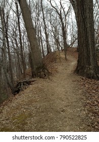 Trail Hiking Along C&O Canal, Billy Goat Trail And Potomac River.