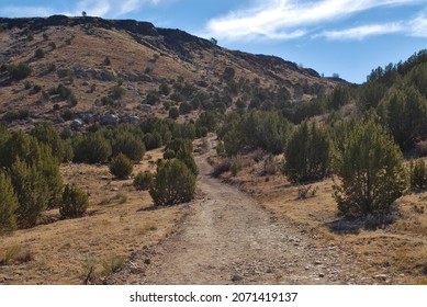 A Trail Leading Up To Black Mesa