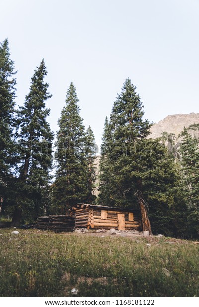 Trail Leading Cabin Woods Near Vail Stock Photo Edit Now 1168181122