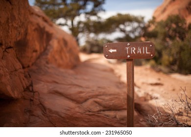 Trail Marker Sign