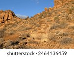 Trail to Mastadon Peak in Joshua Tree National Park, California