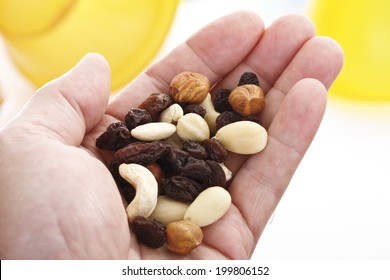 Trail Mix In Hand Palm