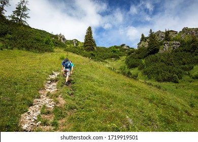 Trail To The Mount Jenner At The Berchtesgadener Land