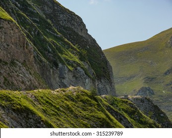 Trail On Mountain Side