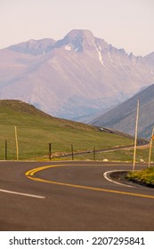 Trail Ridge Road Winds Through Tundra In Rocky Mountain National Park