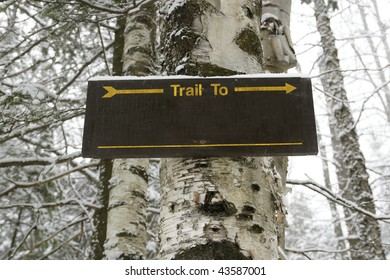 Trail To Sign (blank)