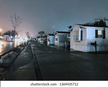 Trailer Park At Night