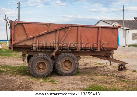 Trailer for a tractor