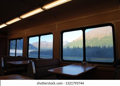 Train From Anchorage To Seward, Dining Car