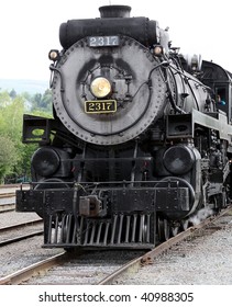 Train Approaching, steam engine