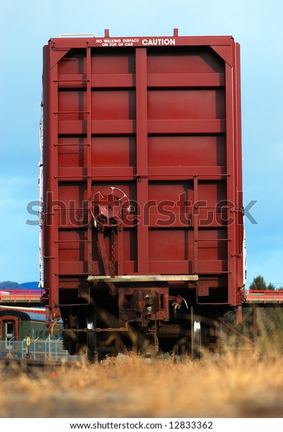 Train Car on the\
Prairie