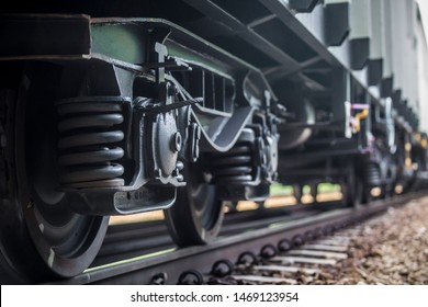 Train Car Undercarriage, passenger train, freight train.