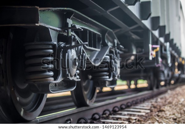 Train Car Undercarriage Passenger Train Freight Stock Photo Edit