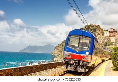 Train In Cinque Terre