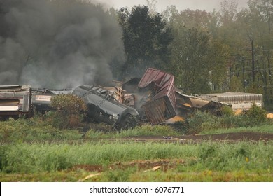 Train Crash In Painesville Ohio 10-9-07