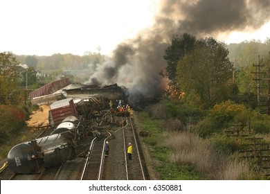 Train Crash In Painesville Ohio 10-9-07