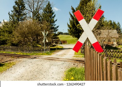 Train cross warning