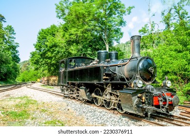 Train de l'Ardèche, Museum Railway, Rhone Valley, France  - Powered by Shutterstock