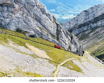 Train down the hill