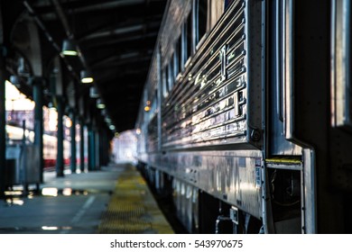 Train At Hoboken Station