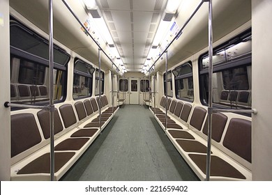 Train Inside The Empty Car