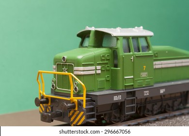 Train Model. Miniature Model Of A Train