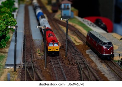 Train Model On The Railway