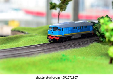 Train Model On The Railway