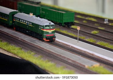 Train Model On The Railway