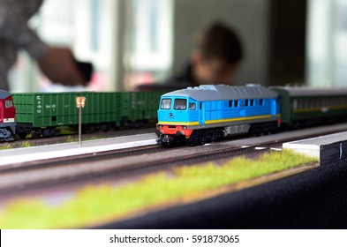 Train Model On The Railway