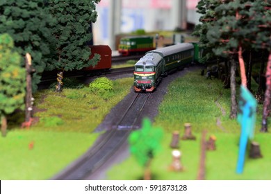 Train Model On The Railway