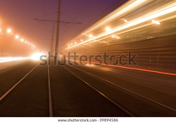 train in\
night
