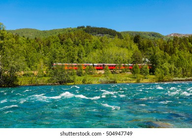 Train Oslo - Bergen. Norway.