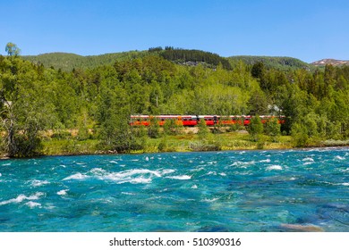 Train Oslo - Bergen. Norway.