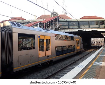 Train Service At Redfern, Australia.