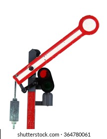 Train Signal Model. Small Model Of Train Signal.