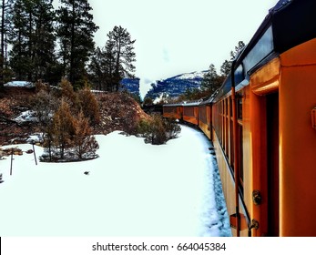 Train in Snow
