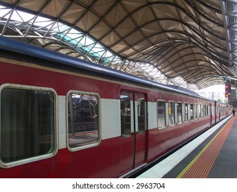 Train At Southern Cross Station, Melbourne