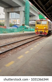 Train in to station