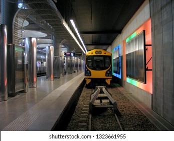 Train Station In Auckland. City Of New Zealand. Year 2003