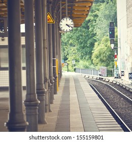 Train station background 