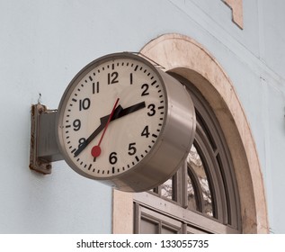 Train station clock